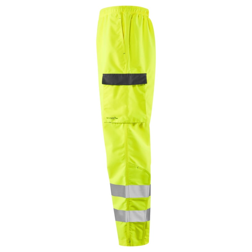 Leo Workwear L07-Y WESTLEIGH Leo EcoViz 10K Performance Breathable Overtrouser Yellow